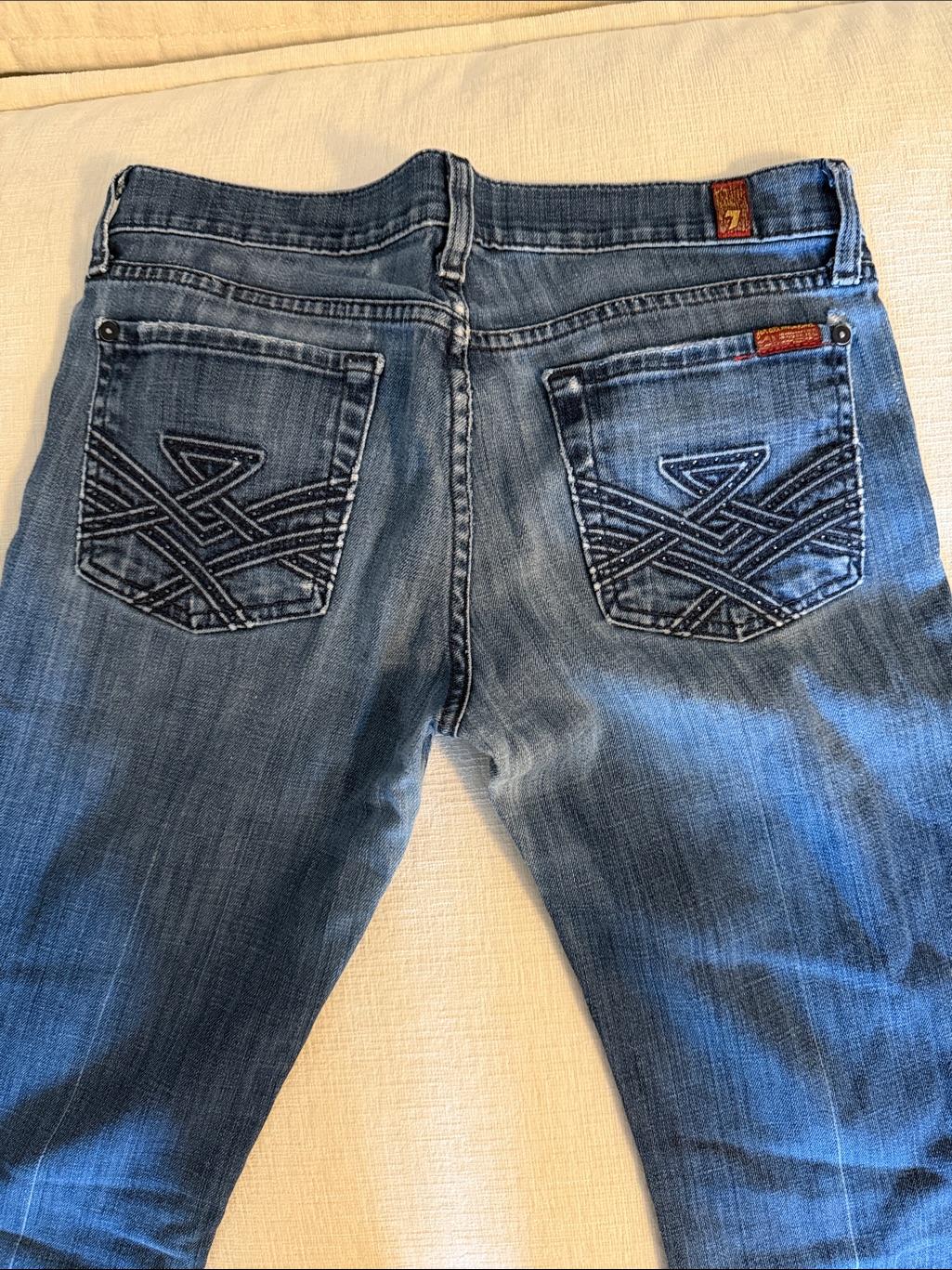 7 For All Mankind Jeans - Indigo Blue Wash